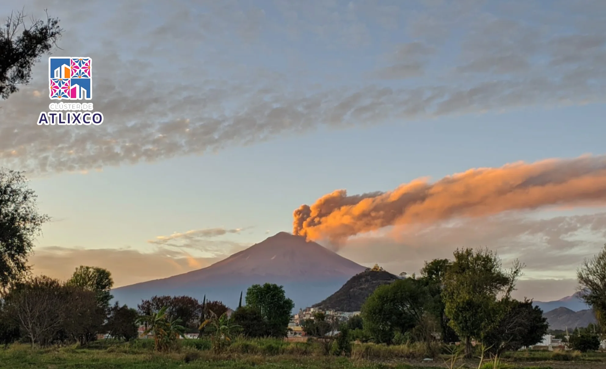 Volcán Popocatépetl en Atlixco